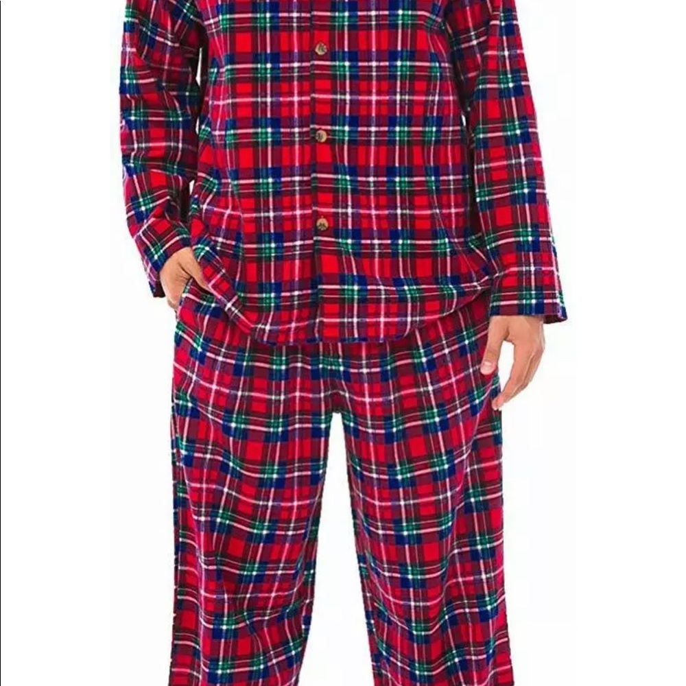 ALEXANDER DEL ROSSA Men’s Plaid Pajama Set L - Picture 5 of 8